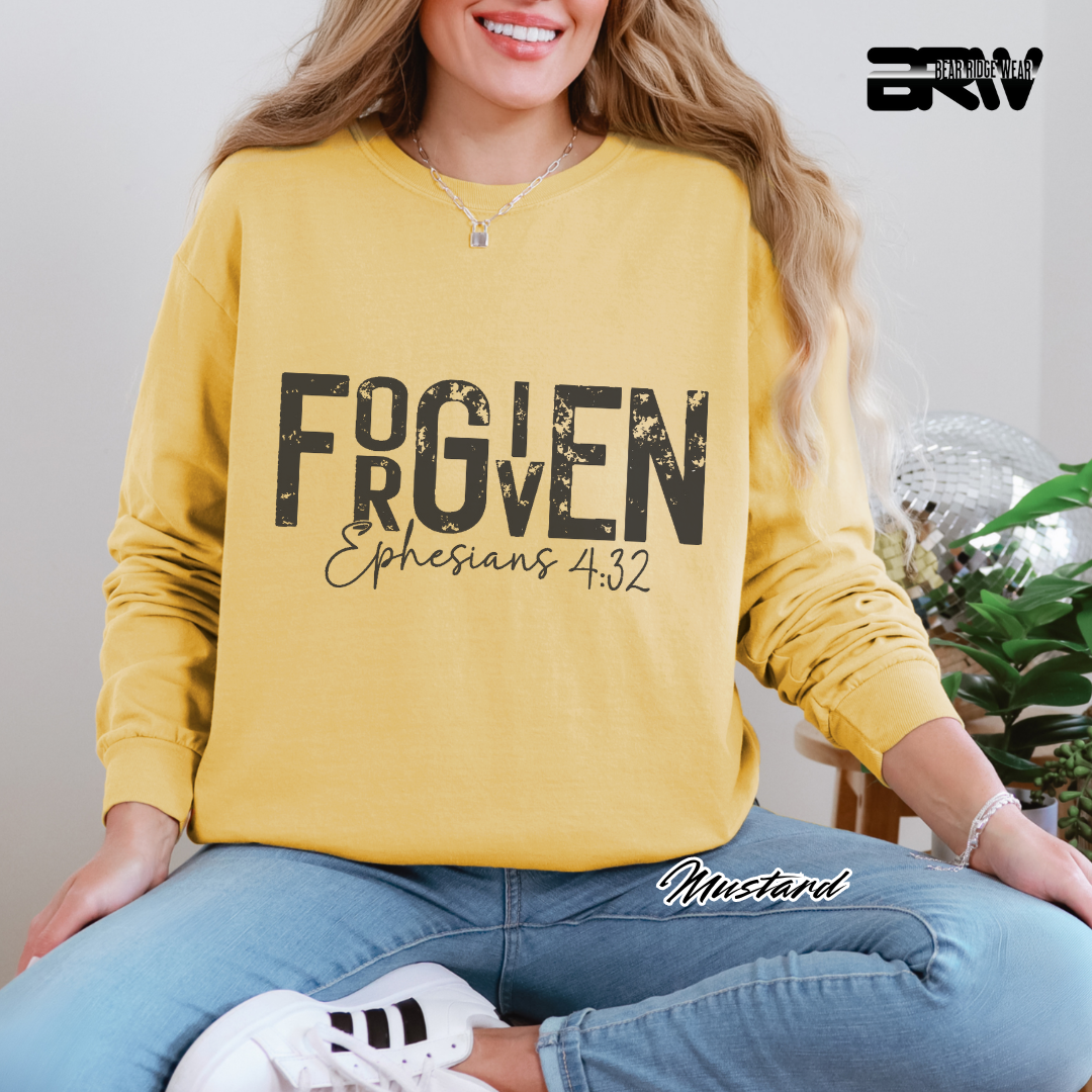 'Forgiven' Faith Long-Sleeve Tee