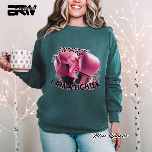 'I Am A Fighter' Awareness Crewneck Sweatshirt