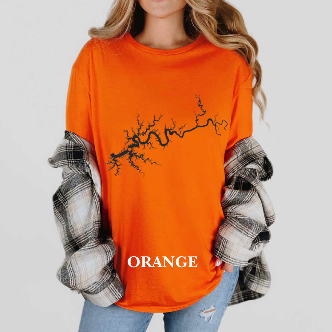 "Black Lake Cumberland Map" Tee