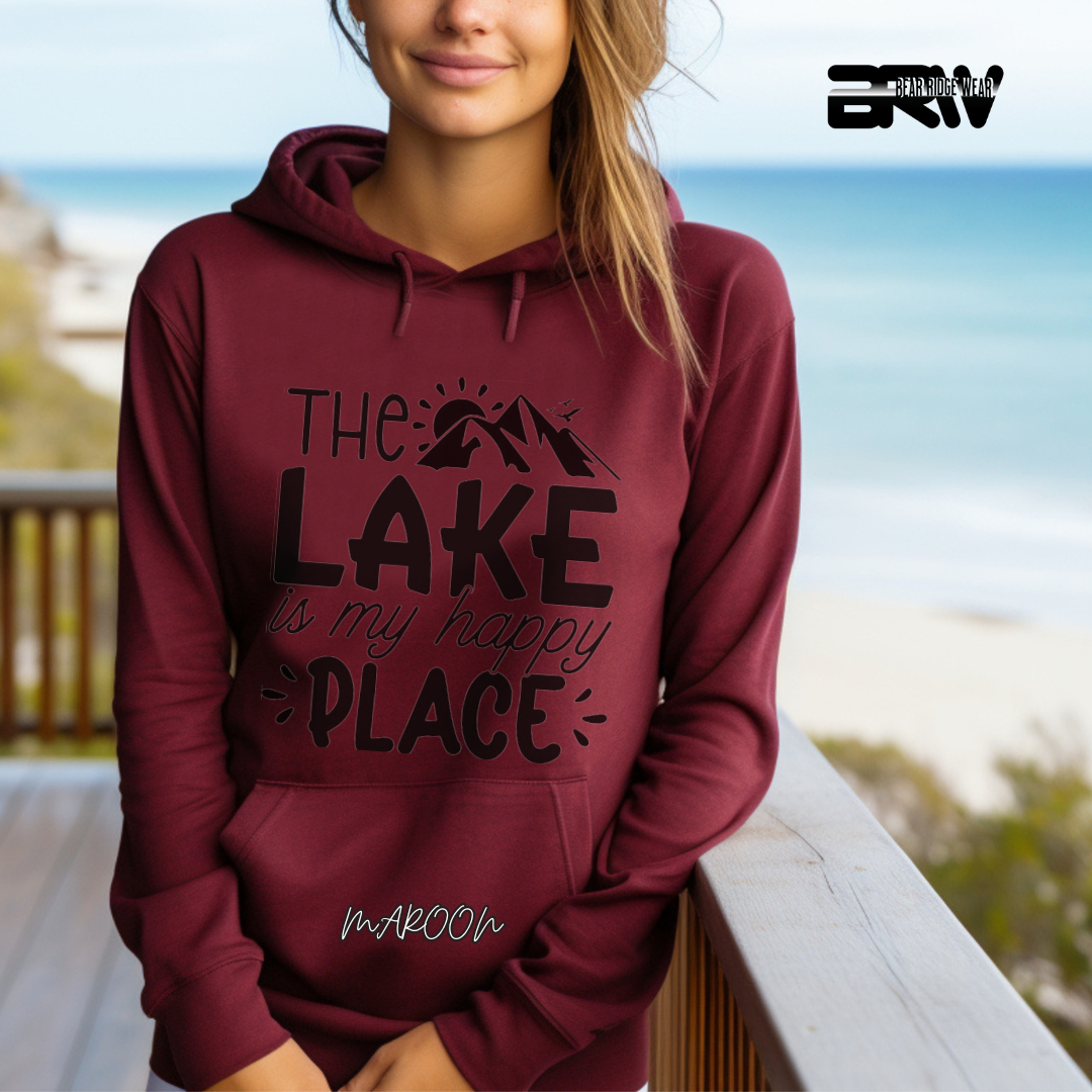 'The Lake is my happy place' Hoodie