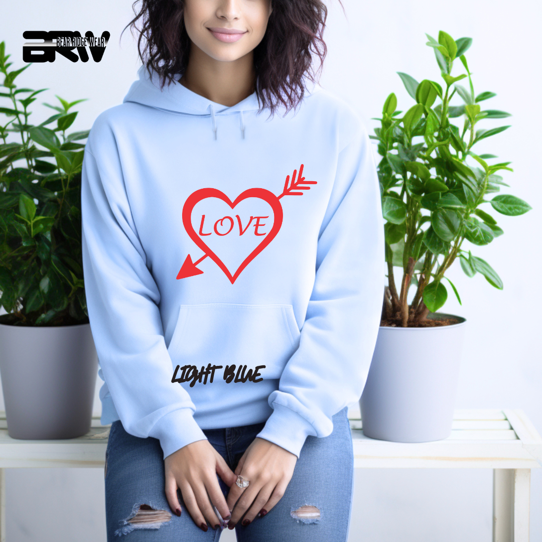 'Heart Pierced by an Arrow' Hoodie