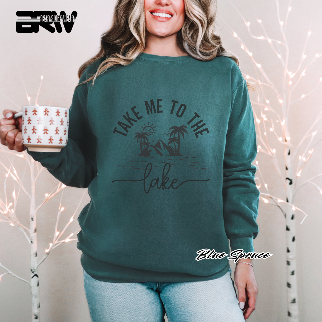 'Take me to the Lake' Crewneck Sweatshirt