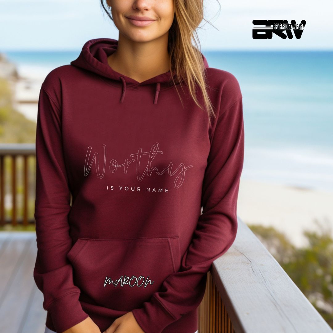 'Worthy Is Your Name'  Faith Hoodie