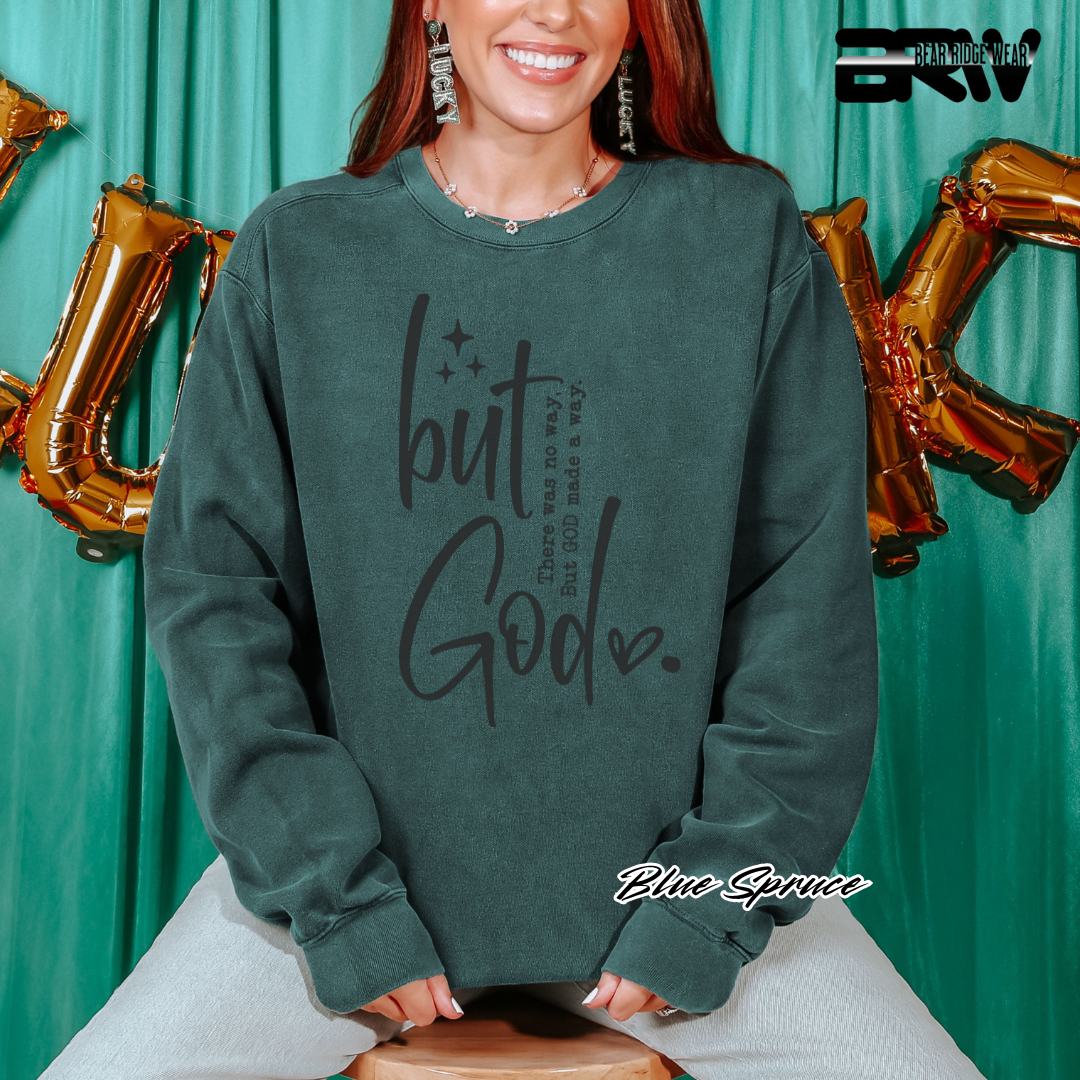 'But God' Faith Long-Sleeve Tee