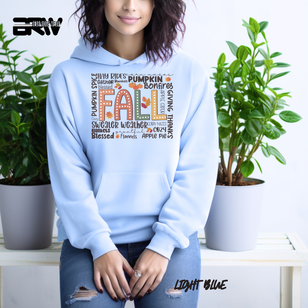 'Fall Hay Rides etc' Fall Hoodie