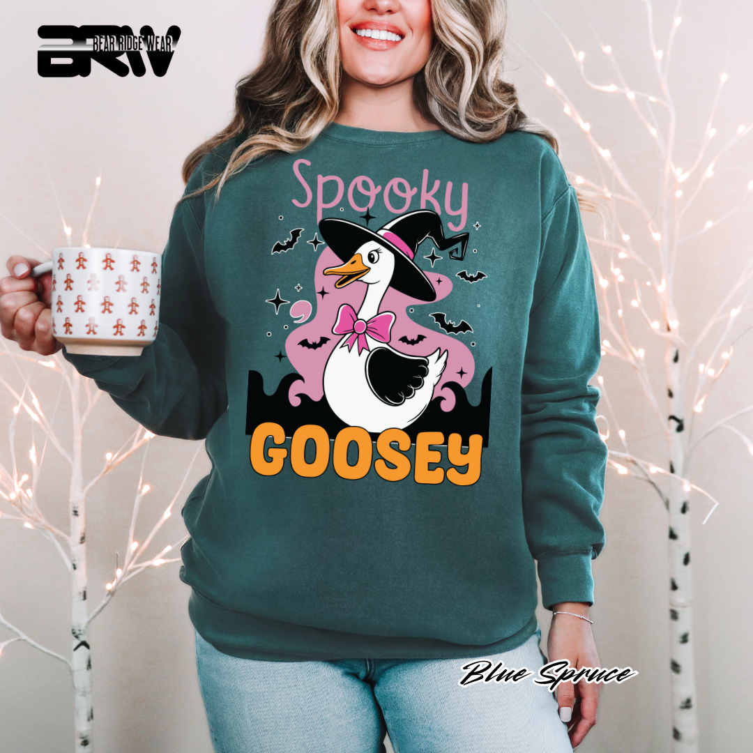 'Spooky Goosey' Fall Crewneck Sweatshirt