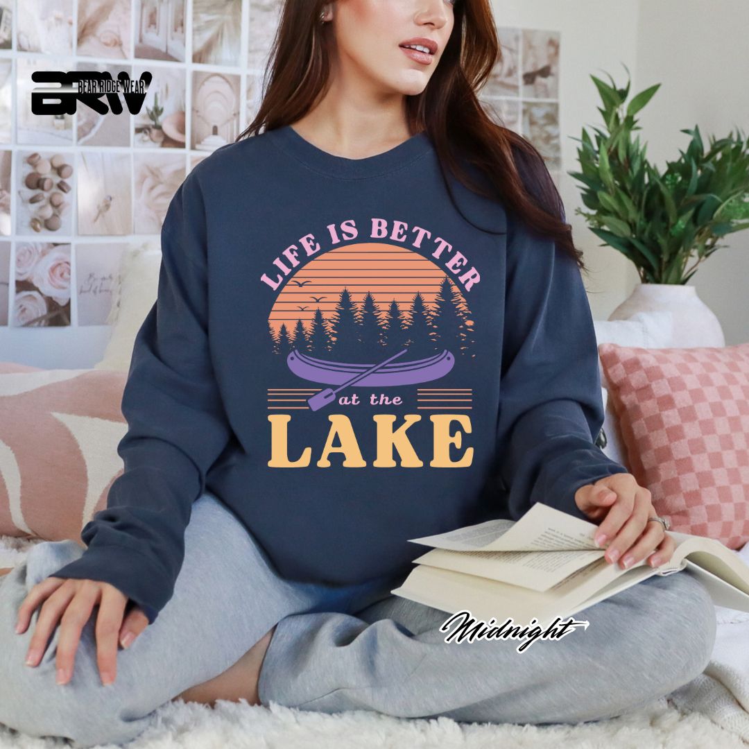 'Life Is Better At The Lake' Summer Long Sleeve Tee