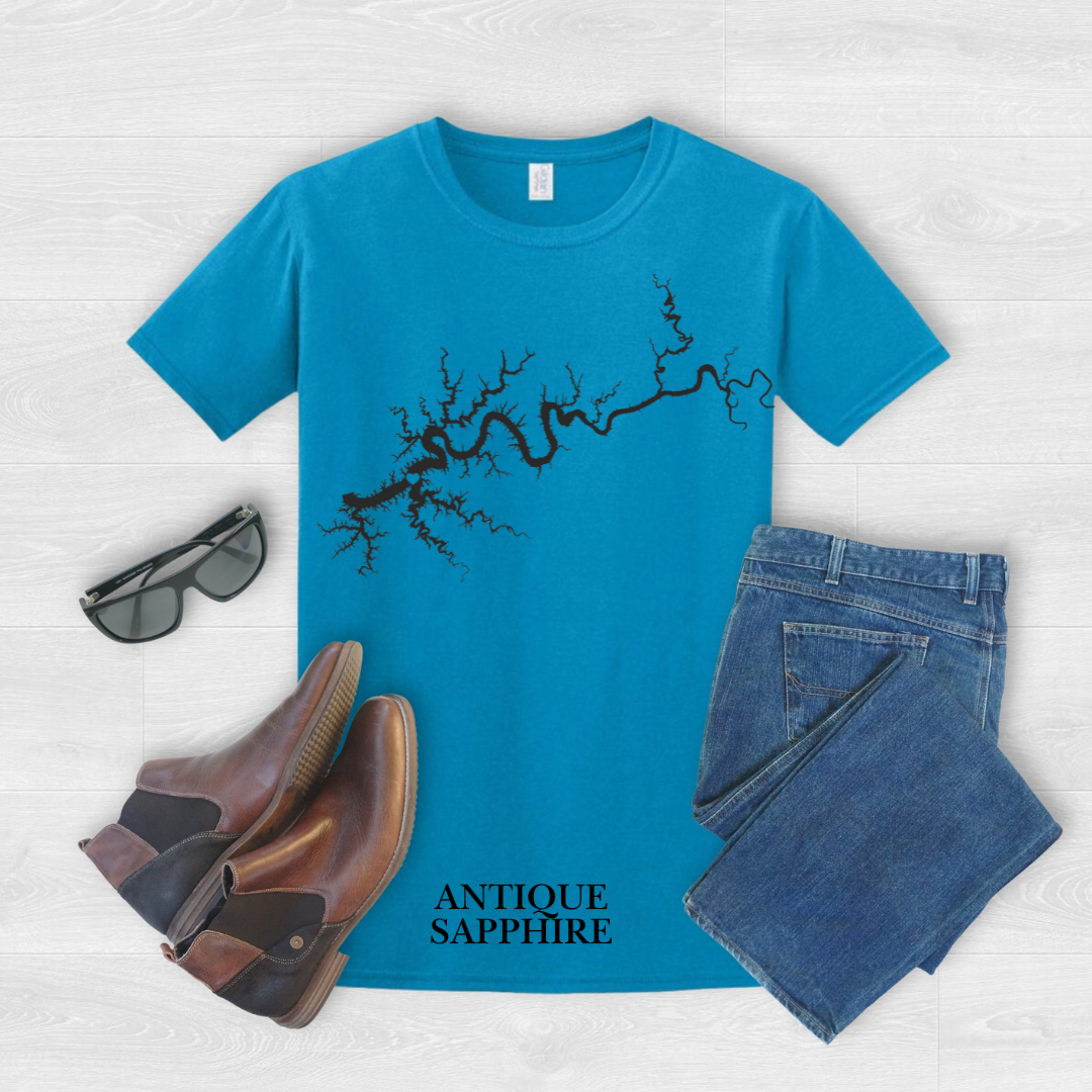 "Black Lake Cumberland Map" Tee