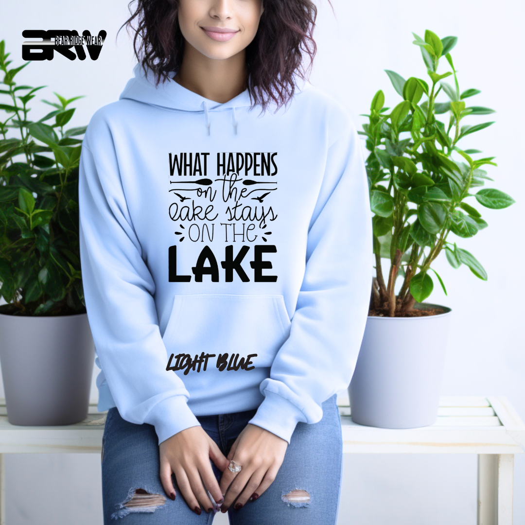 'What happens on the lake' Hoodie