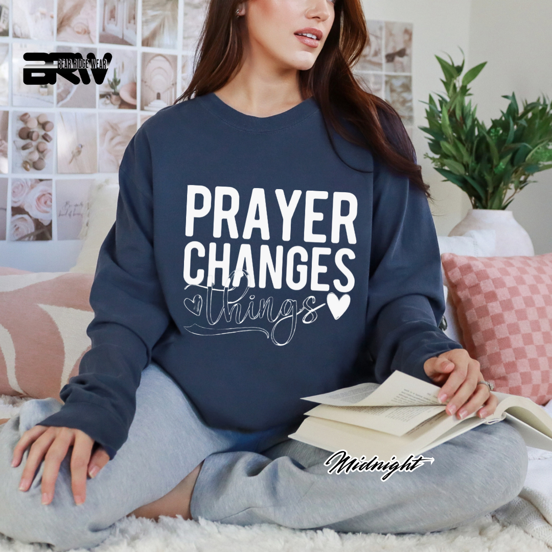 'Prayer Changes Things' Faith Long-Sleeve Tee