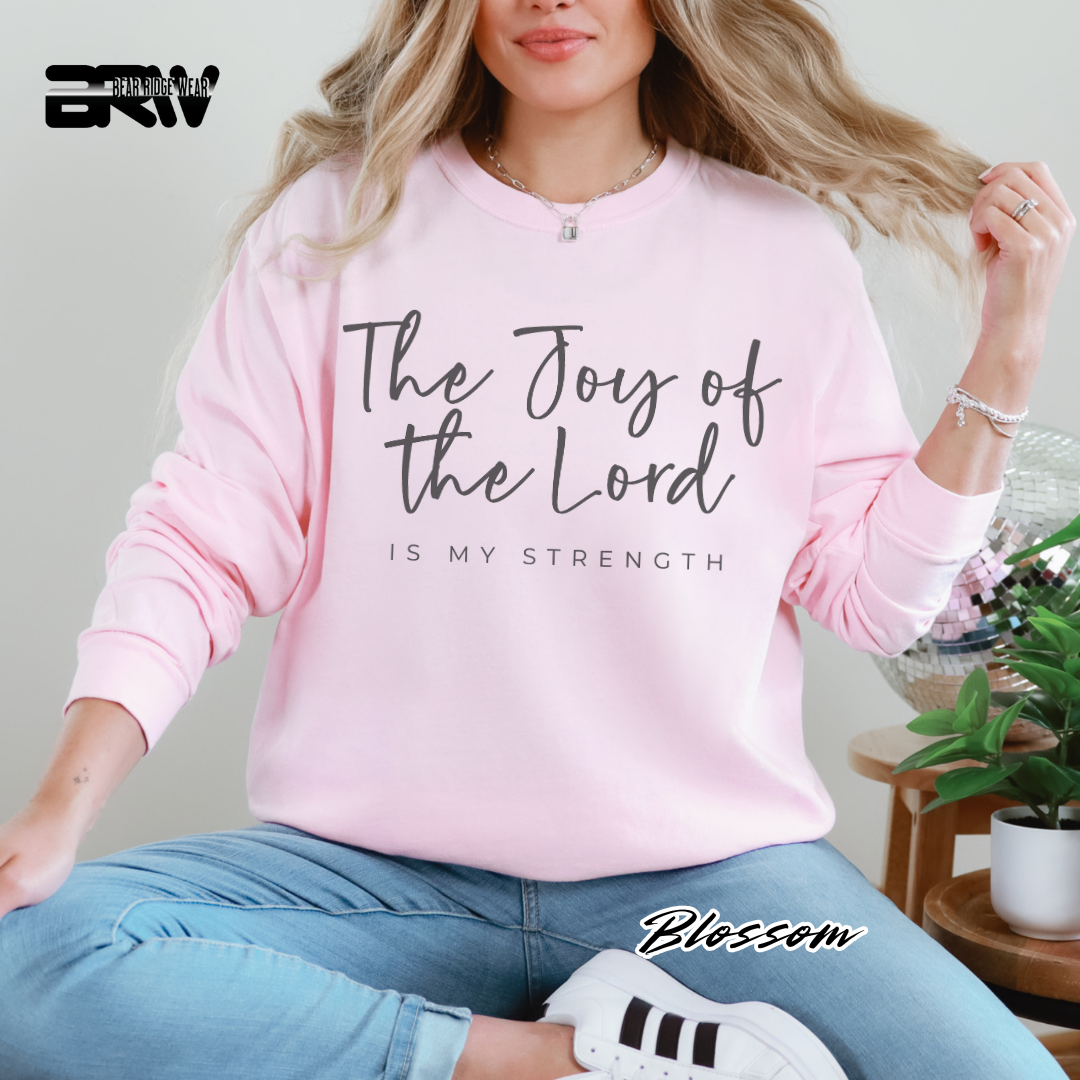 'The Joy Of The Lord Is My Strength' Faith Long-sleeve Tees