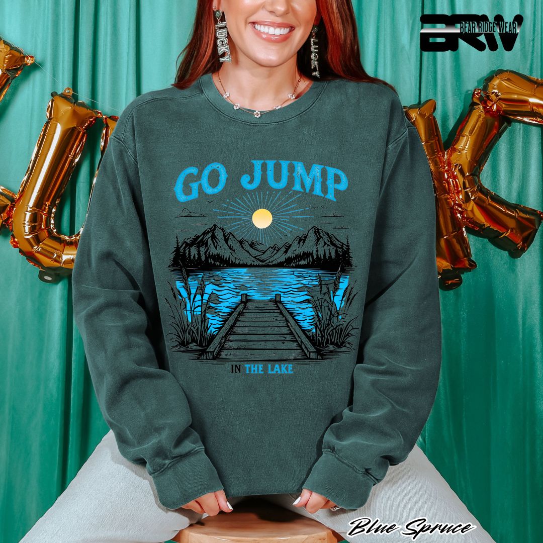 'Go Jump In The Lake' Summer Long Sleeve Tee