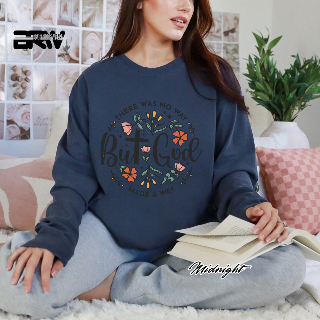 'But God' Long-Sleeve Tee