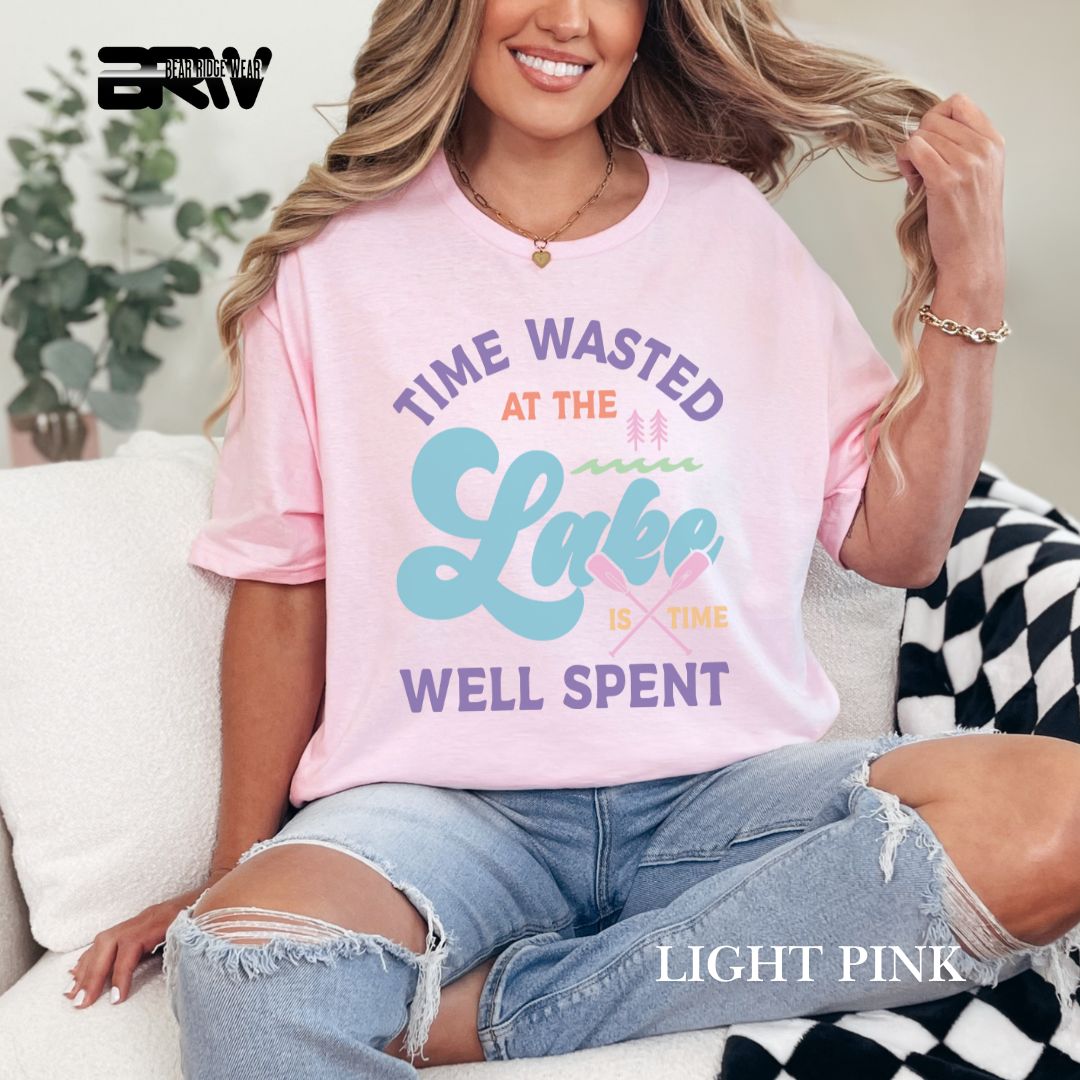 'Time Wasted At The Lake' Summer Tee