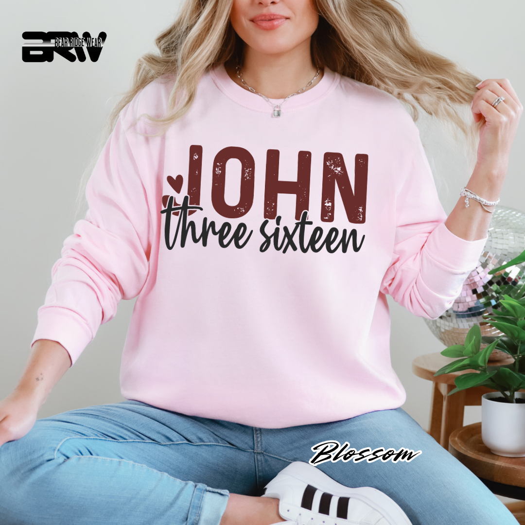 'John Three Sixteen' Faith Long-sleeve Tee