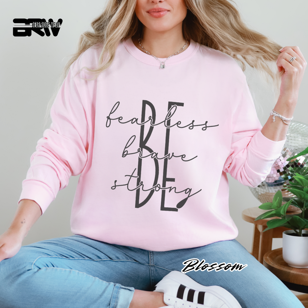 'Be Fearless, Brave, Strong' Long-Sleeve Tee