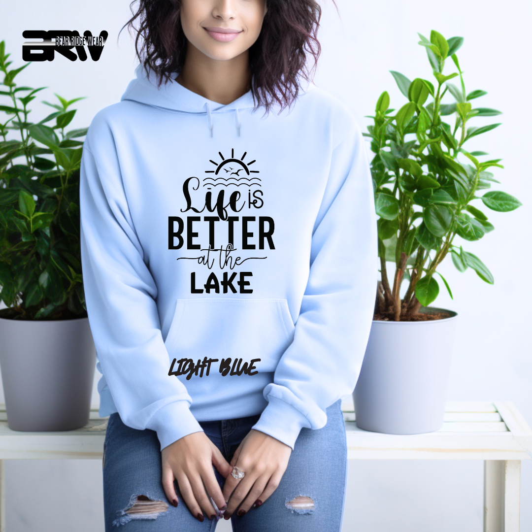 'Life is better at the lake' Hoodie