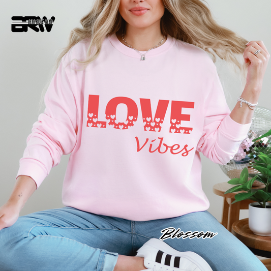 'Love Vibes' Long-Sleeve Tee