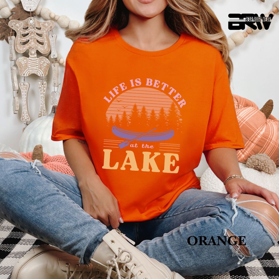 'Life Is Better At The Lake '  Summer Tee