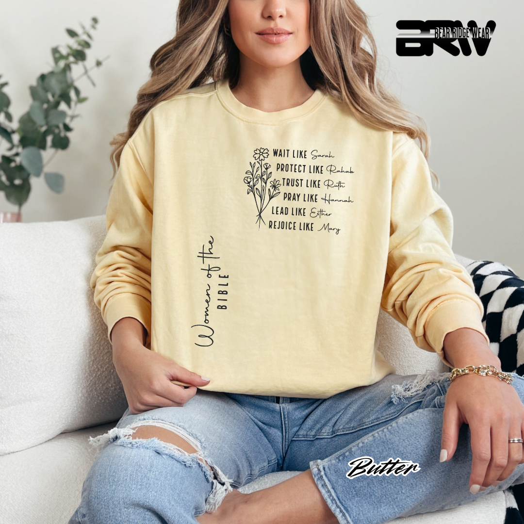 'Women Of The Bible' Faith Crewneck Sweatshirt