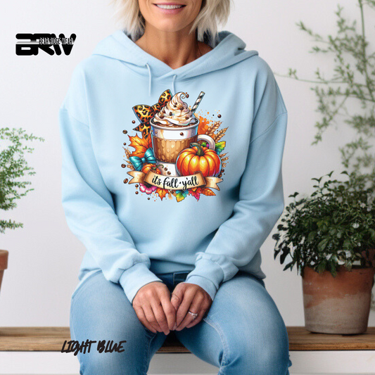 'Its Fall Yall Latte' Fall Hoodie