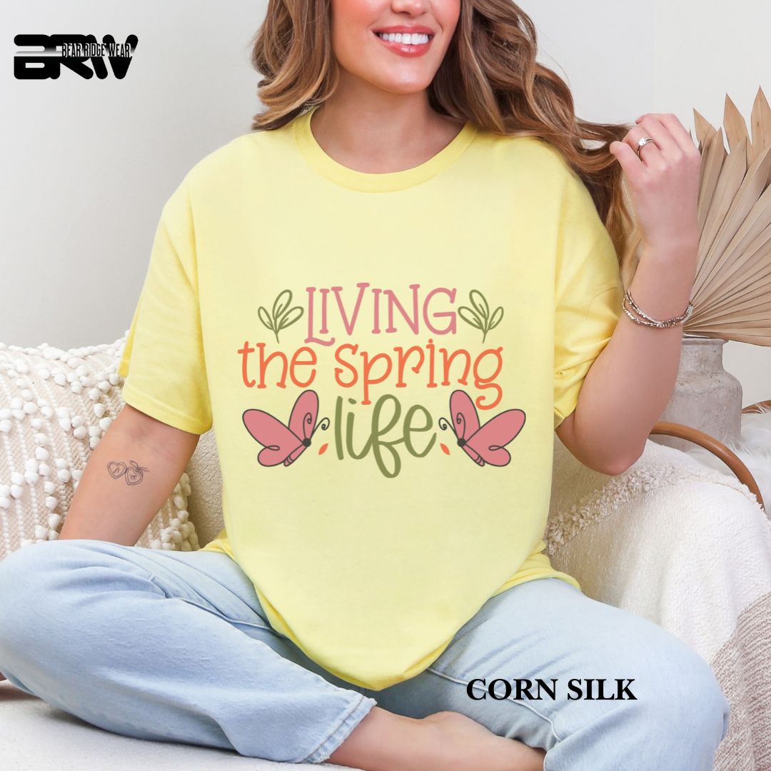 'Living The Spring Life' Spring Tee 3