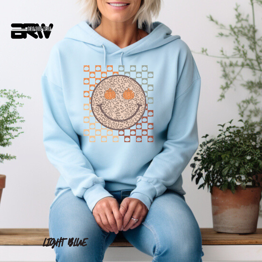 'Happy Face Pumpkin Eyes' Fall Hoodie