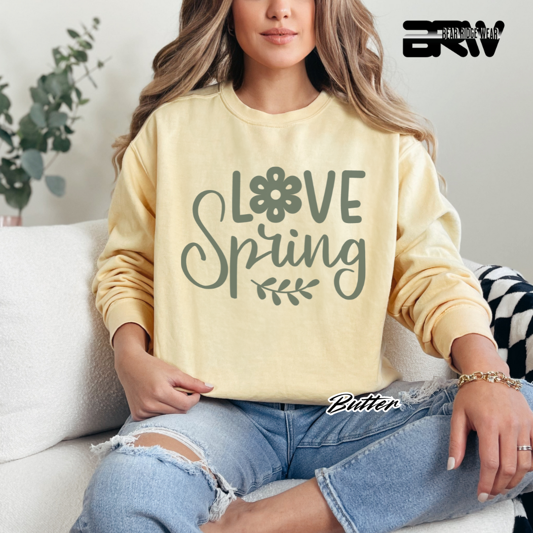 'Love Spring' Crewneck Sweatshirt