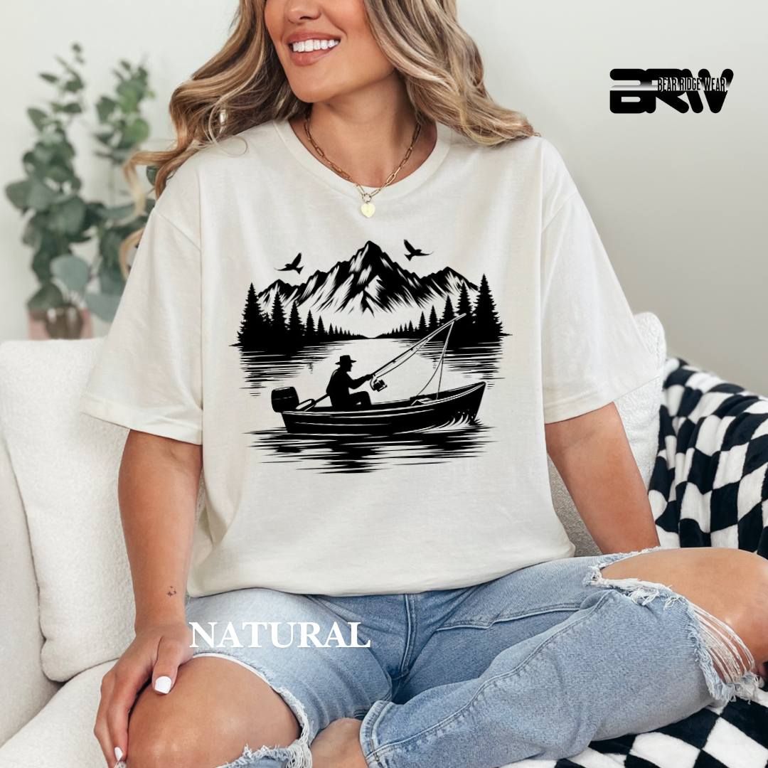"Boat in the Lake" Tee