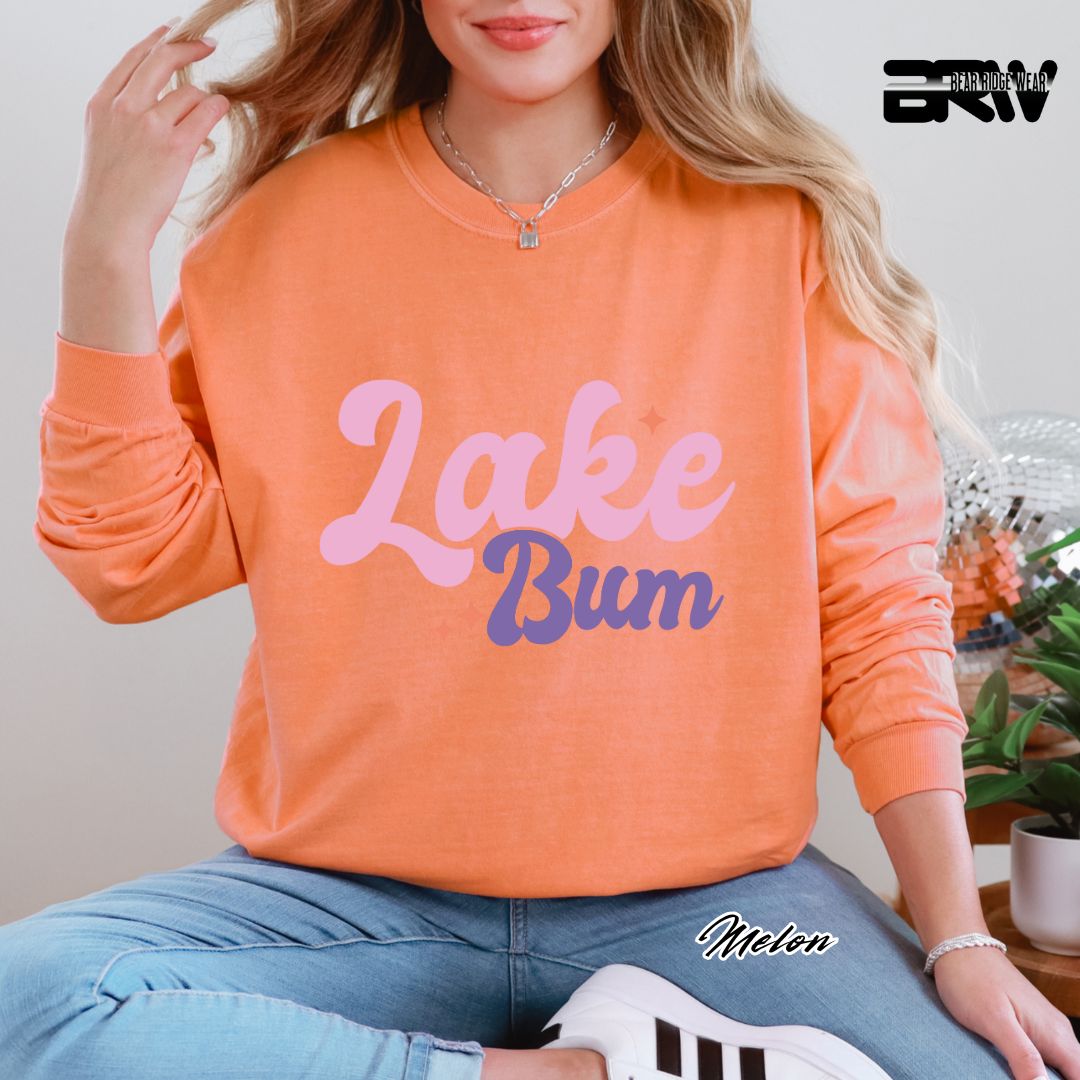 'Lake Bum' Summer Long Sleeve Tee