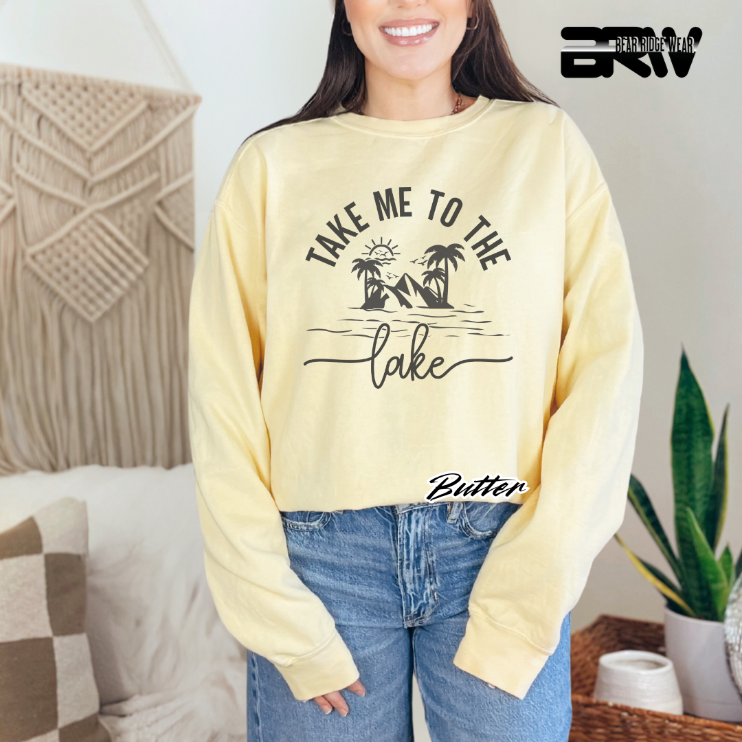'Take me to the Lake' Crewneck Sweatshirt
