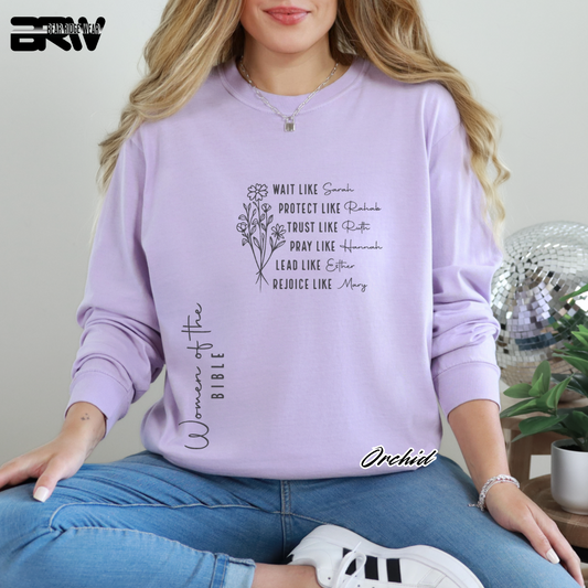 'Women of the Bible' Long-Sleeve Faith  Tee