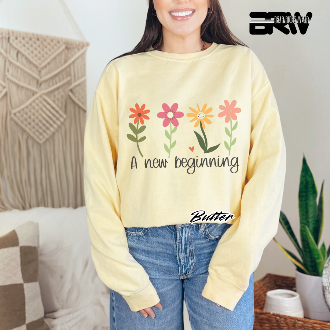 'A new beginning' Crewneck Sweatshirt