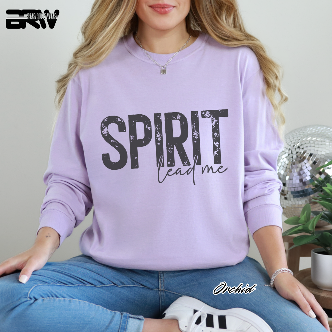 'Spirit Lead Me' Long-sleeved Faith Tee