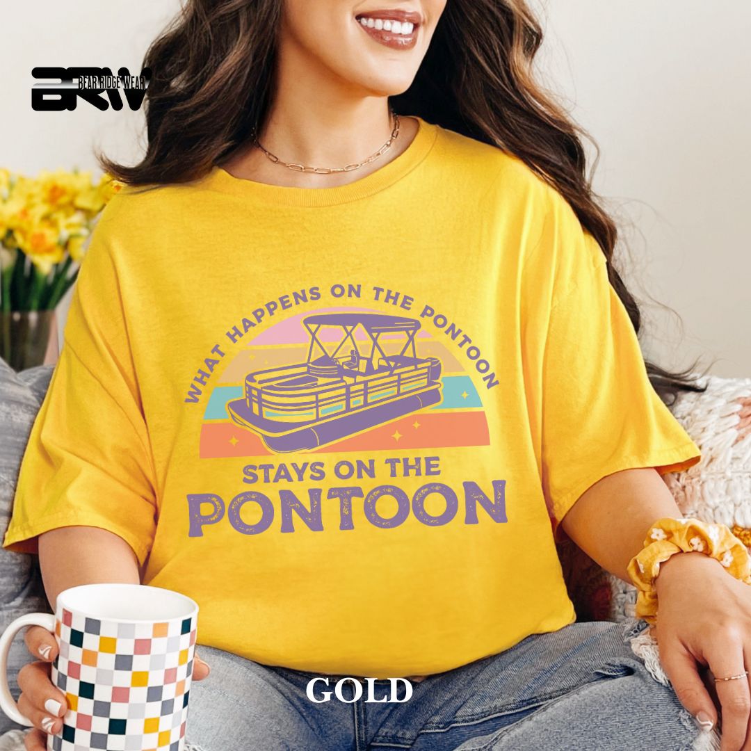 'What Happens To Pontoon' 2 Summer Tee