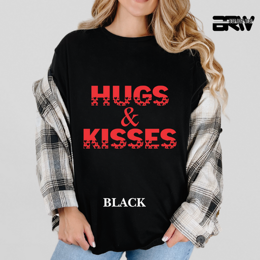 'Hugs and Kisses' Red Tee