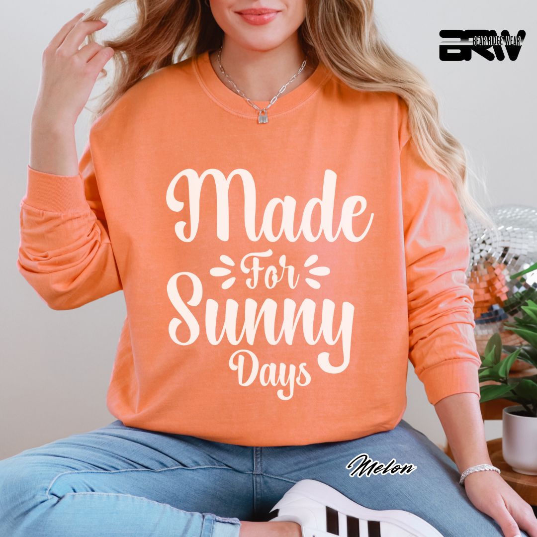 'Made For Sunny Days' Summer Long Sleeve Tee