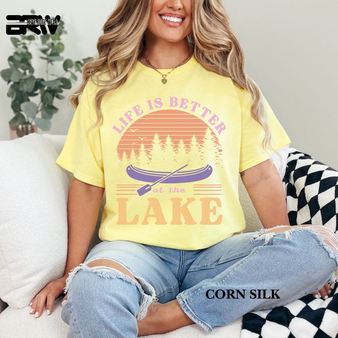 'Life Is Better At The Lake' 3 Summer Tee