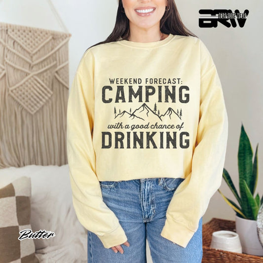 'Weekend Forecast' Summer Crewneck Sweatshirt