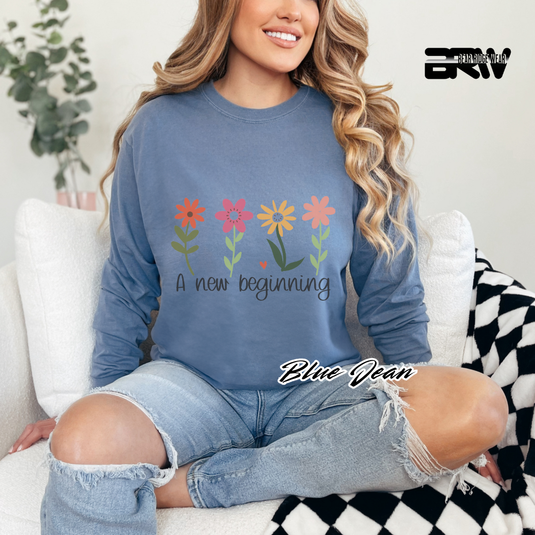 'A New Beginning' Long Sleeve Tee