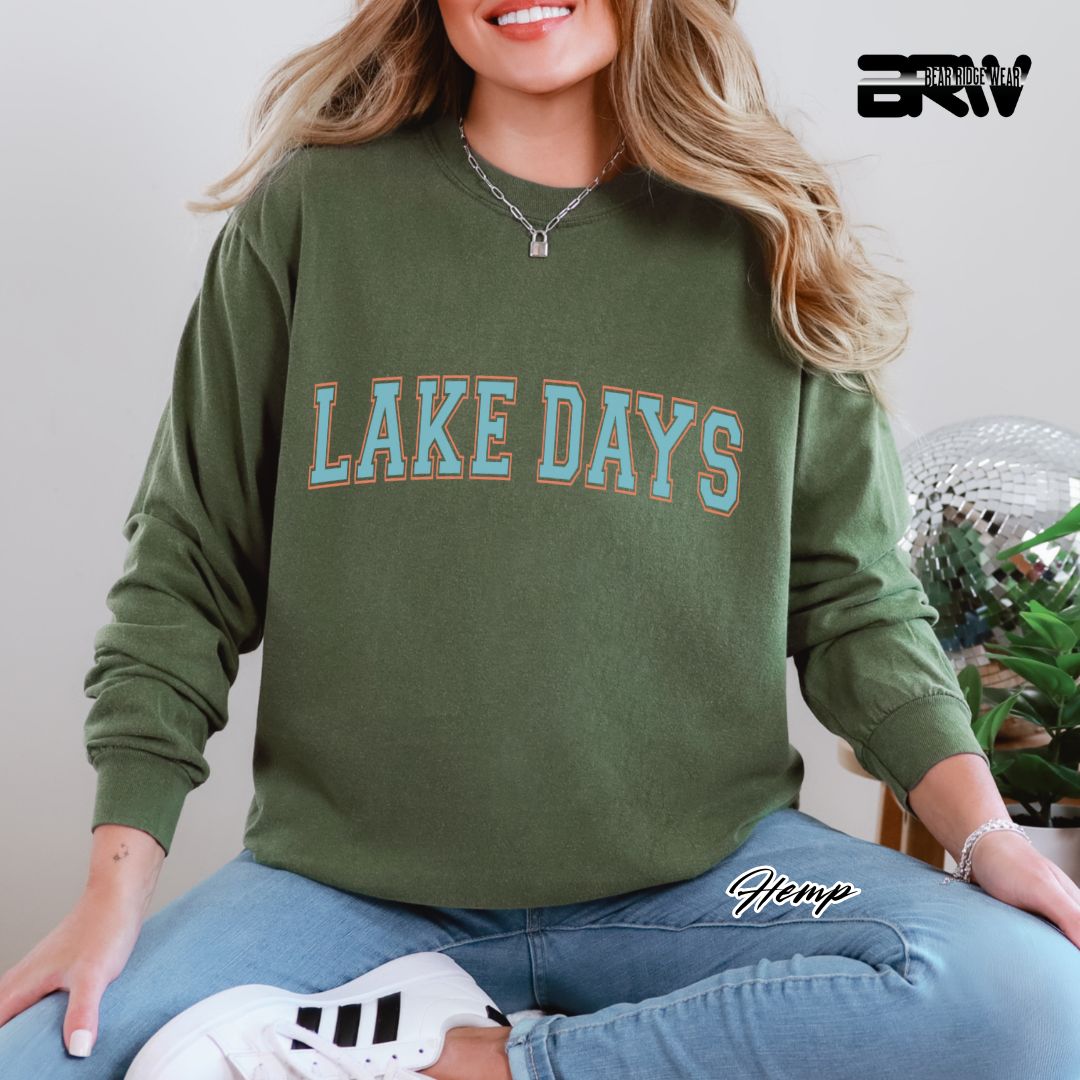 'Lake Days' Summer Long Sleeve Tee