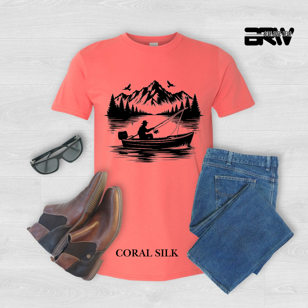 "Boat In the Lake" Tee