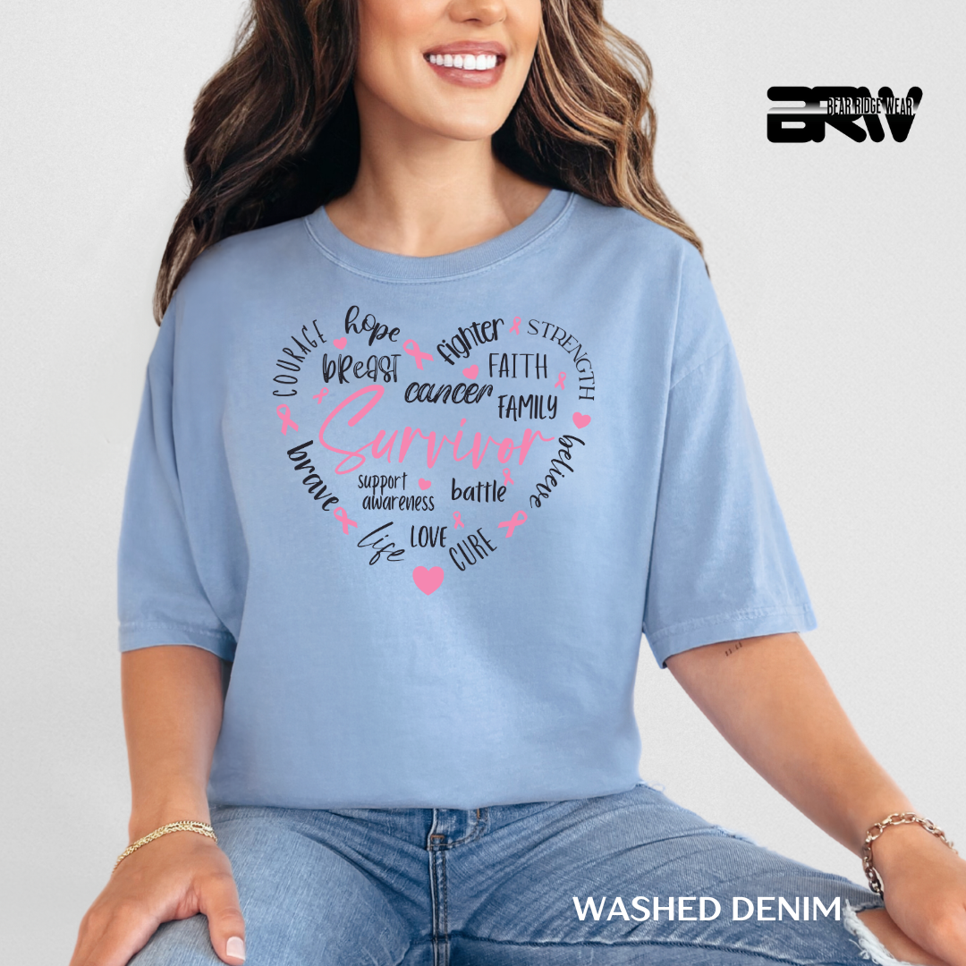 'Survivor Heart' Awareness Tee