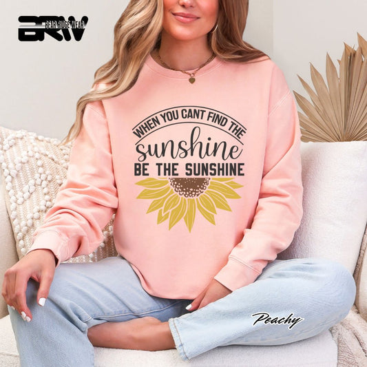 'When You Can't Find Sunshine' Summer Crewneck Sweatshirt