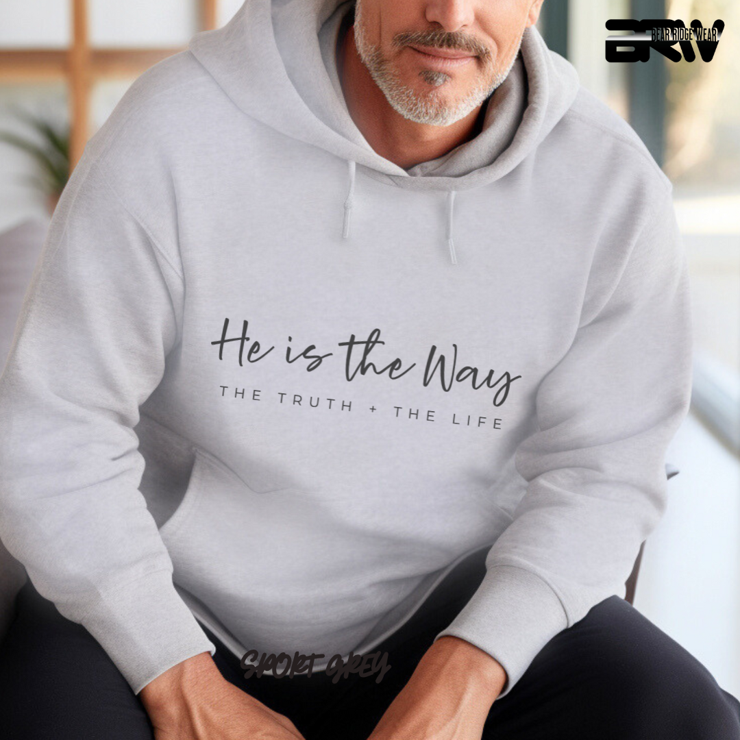 'He Is The Way The Truth, The Life' Faith Hoodie