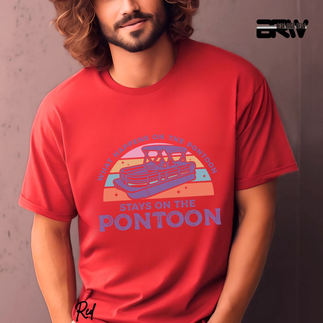 'What Happens To Pontoon' T- Shirt