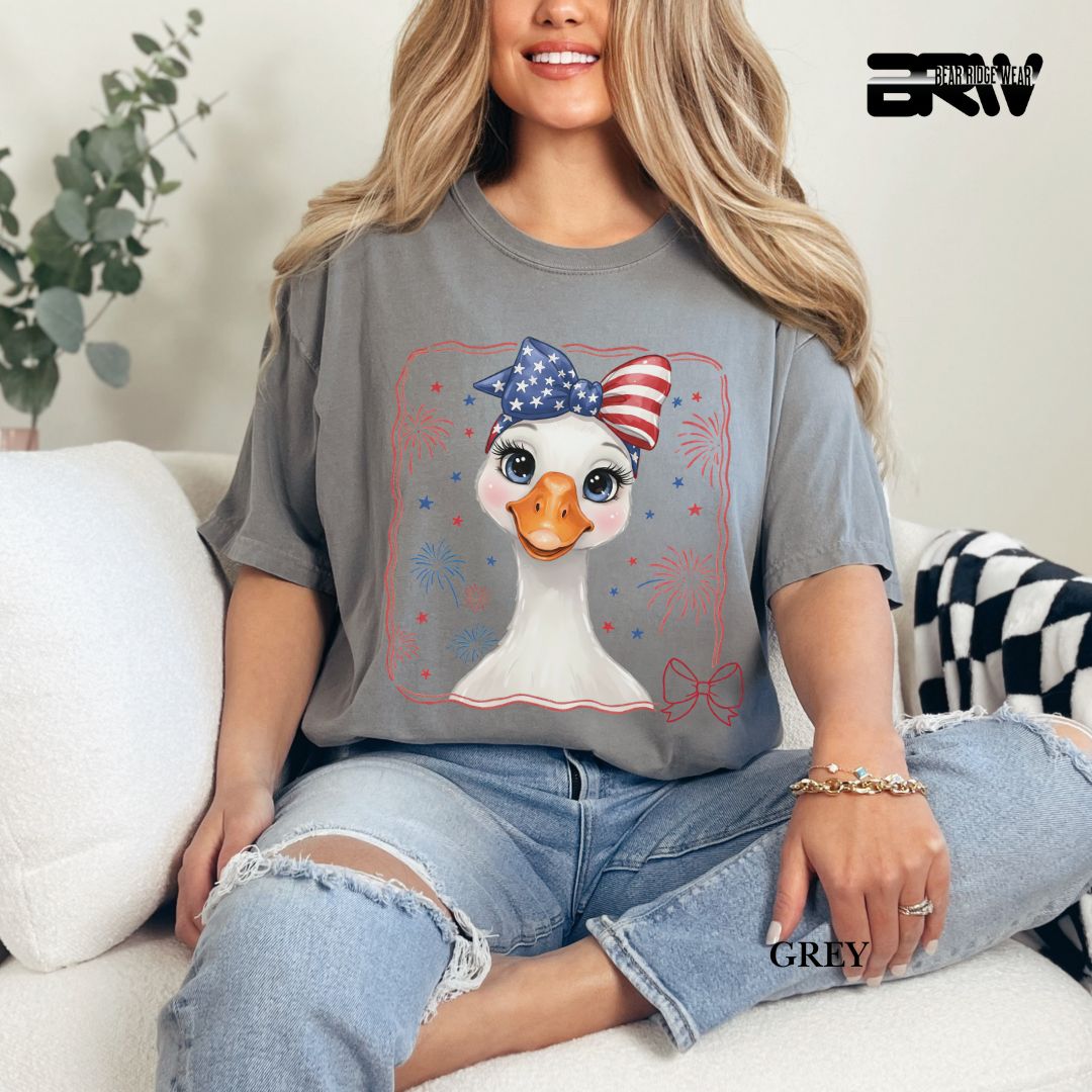 Goose-Girl- Patriotic Tee