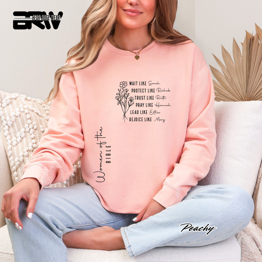 'Women Of The Bible' Faith Crewneck Sweatshirt