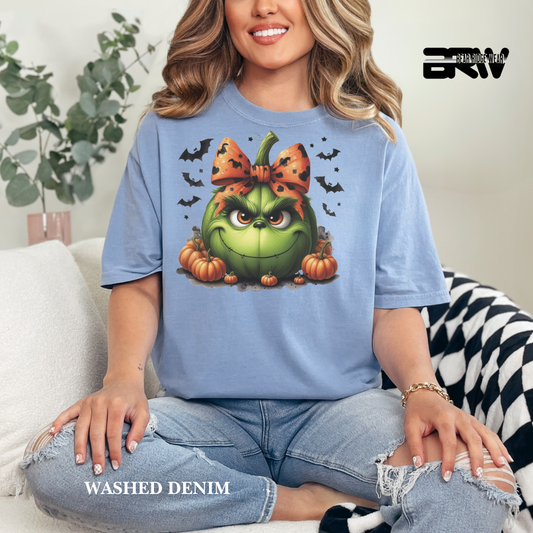'Grinch Pumpkin' Fall Tee