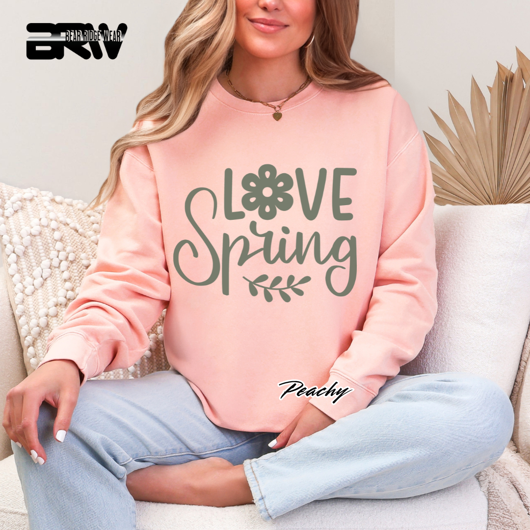 'Love Spring' Crewneck Sweatshirt